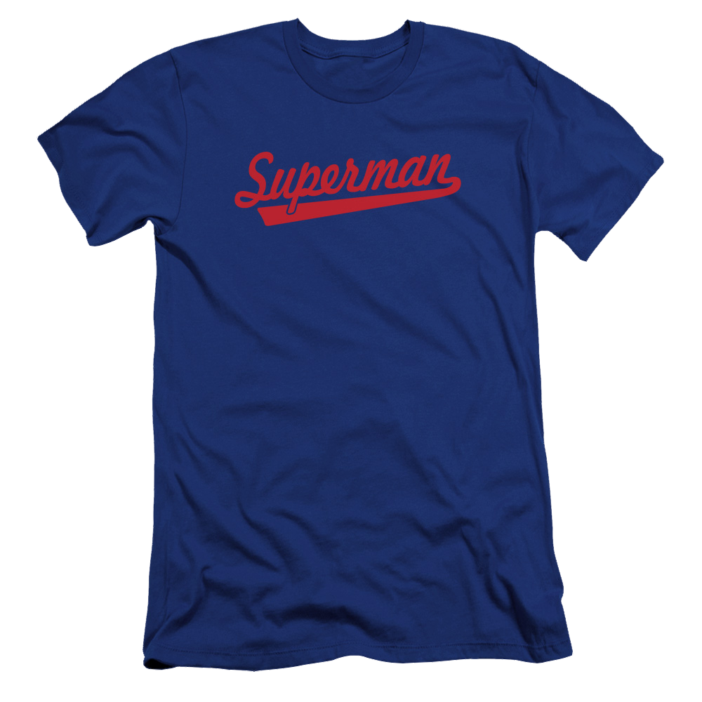 Superman S Tail - Men's Premium Slim Fit T-Shirt Men's Premium Slim Fit T-Shirt Superman   