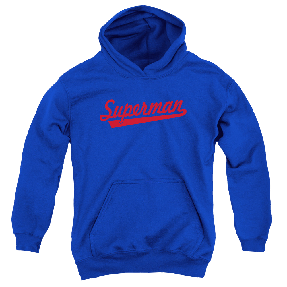 Superman S Tail - Youth Hoodie Youth Hoodie (Ages 8-12) Superman   