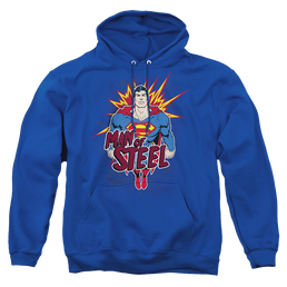 Superman Steel Pop - Pullover Hoodie Pullover Hoodie Superman   