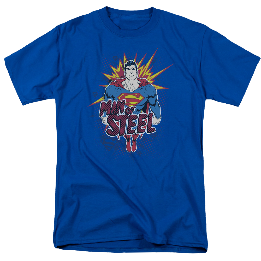 Superman Steel Pop - Men's Regular Fit T-Shirt Men's Regular Fit T-Shirt Superman   