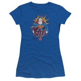 Superman Steel Pop - Juniors T-Shirt Juniors T-Shirt Superman   
