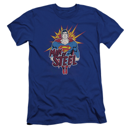 Superman Steel Pop - Men's Premium Slim Fit T-Shirt Men's Premium Slim Fit T-Shirt Superman   