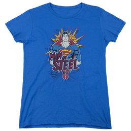 Superman Steel Pop - Women's T-Shirt Women's T-Shirt Superman   