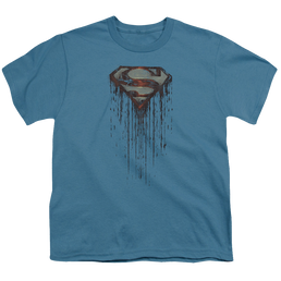 Superman Shield Drip - Youth T-Shirt Youth T-Shirt (Ages 8-12) Superman   
