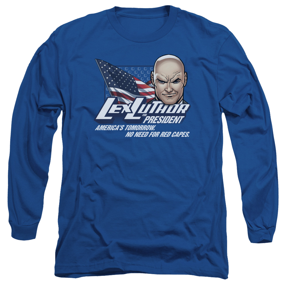 Superman Lex For President - Men's Long Sleeve T-Shirt Men's Long Sleeve T-Shirt Superman   