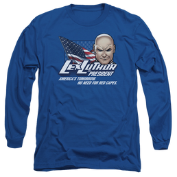 Superman Lex For President - Men's Long Sleeve T-Shirt Men's Long Sleeve T-Shirt Superman   