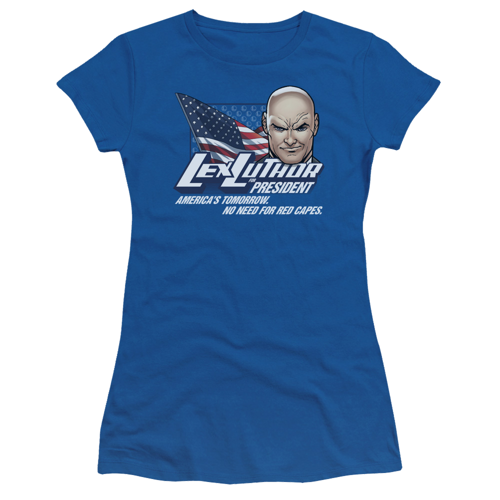 Superman Lex For President - Juniors T-Shirt Juniors T-Shirt Superman   