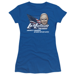 Superman Lex For President - Juniors T-Shirt Juniors T-Shirt Superman   