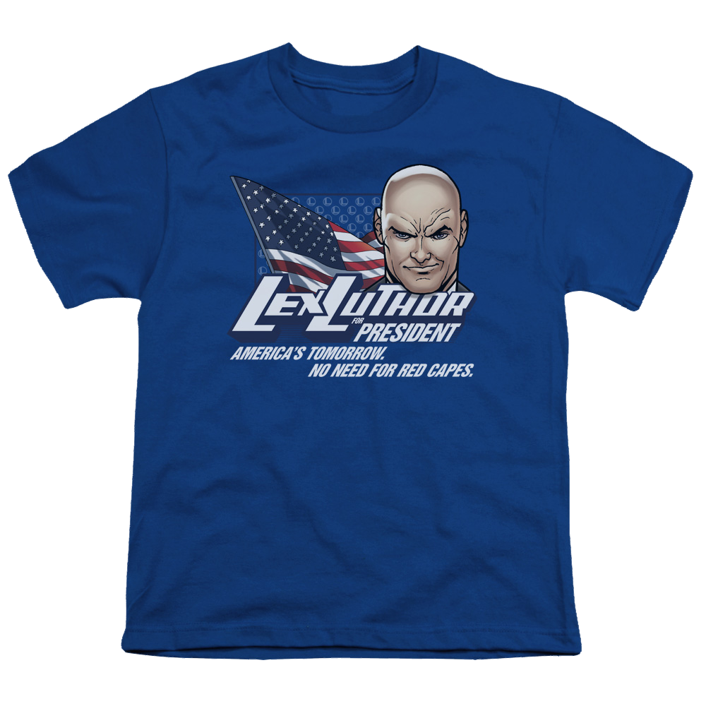 Superman Lex For President - Youth T-Shirt Youth T-Shirt (Ages 8-12) Superman   