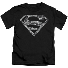 Superman Urban Camo Shield - Kid's T-Shirt Kid's T-Shirt (Ages 4-7) Superman   