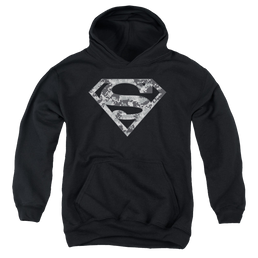 Superman Urban Camo Shield - Youth Hoodie Youth Hoodie (Ages 8-12) Superman   