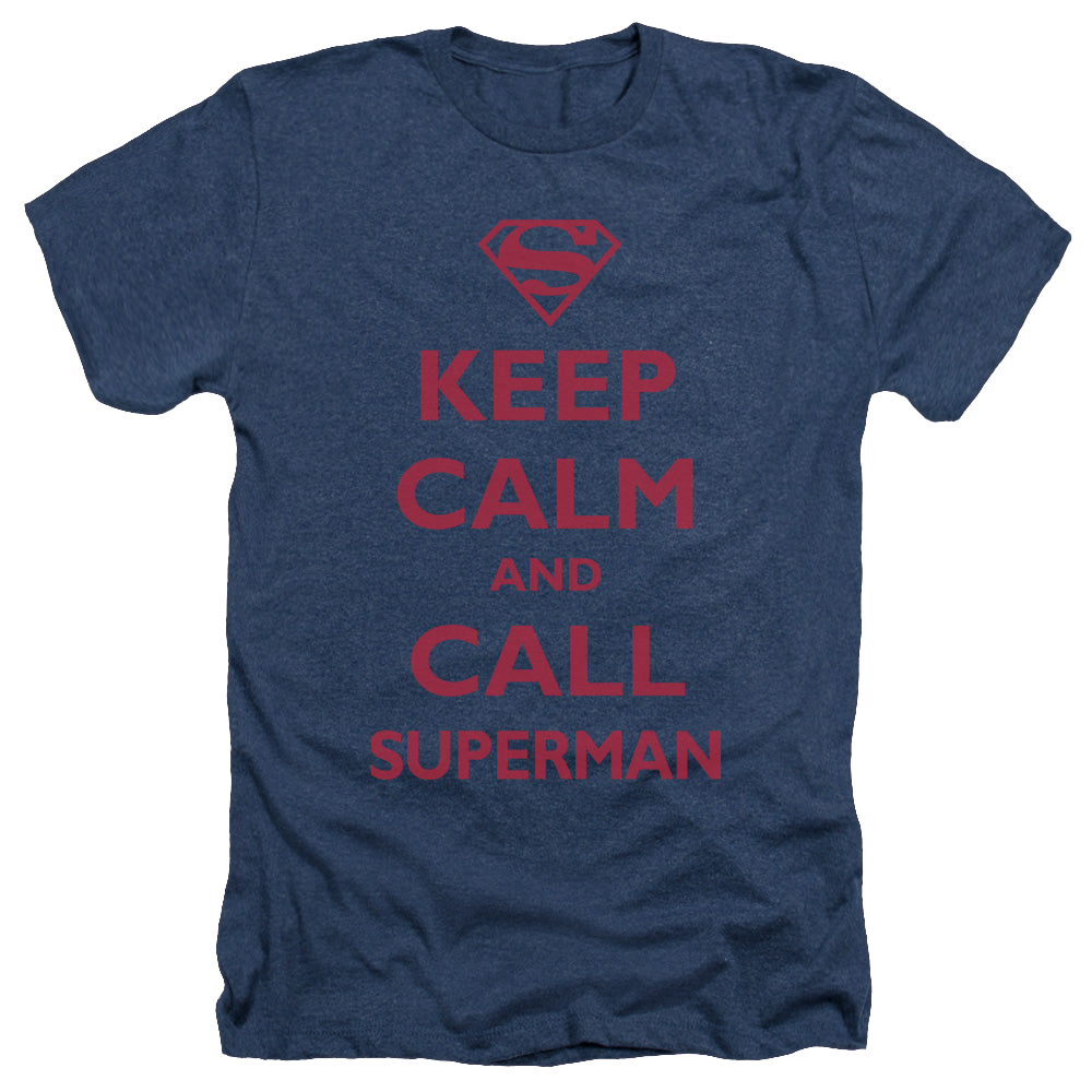 Superman Call Superman - Men's Heather T-Shirt Men's Heather T-Shirt Superman   