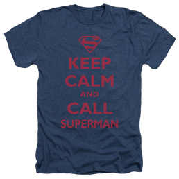 Superman Call Superman - Men's Heather T-Shirt Men's Heather T-Shirt Superman   