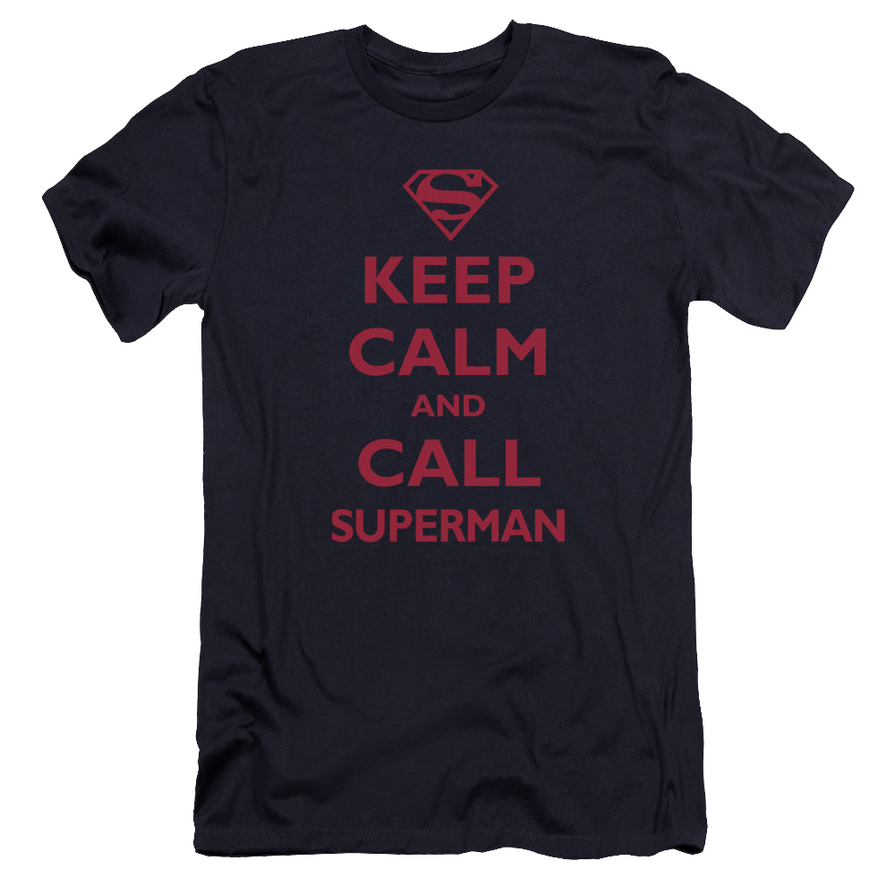 Superman Call Superman - Men's Premium Slim Fit T-Shirt Men's Premium Slim Fit T-Shirt Superman   