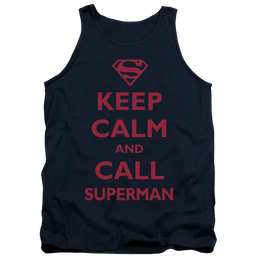 Superman Call Superman - Men's Tank Top Men's Tank Superman   