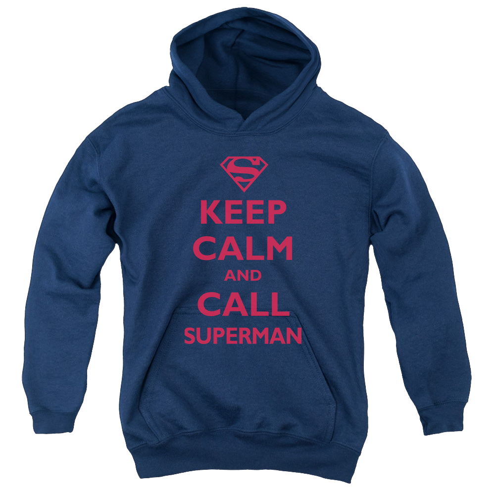 Superman Call Superman - Youth Hoodie Youth Hoodie (Ages 8-12) Superman   