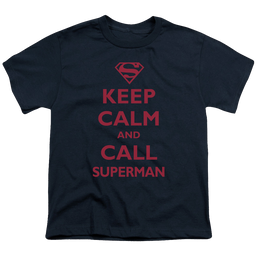 Superman Call Superman - Youth T-Shirt Youth T-Shirt (Ages 8-12) Superman   