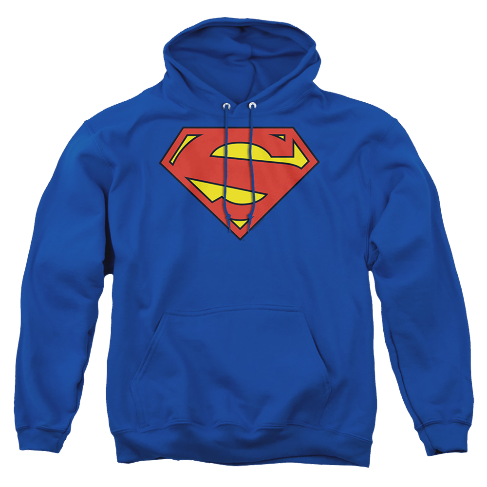 Superman New 52 Shield - Pullover Hoodie Pullover Hoodie Superman   