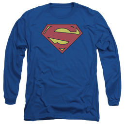 Superman New 52 Shield - Men's Long Sleeve T-Shirt Men's Long Sleeve T-Shirt Superman   