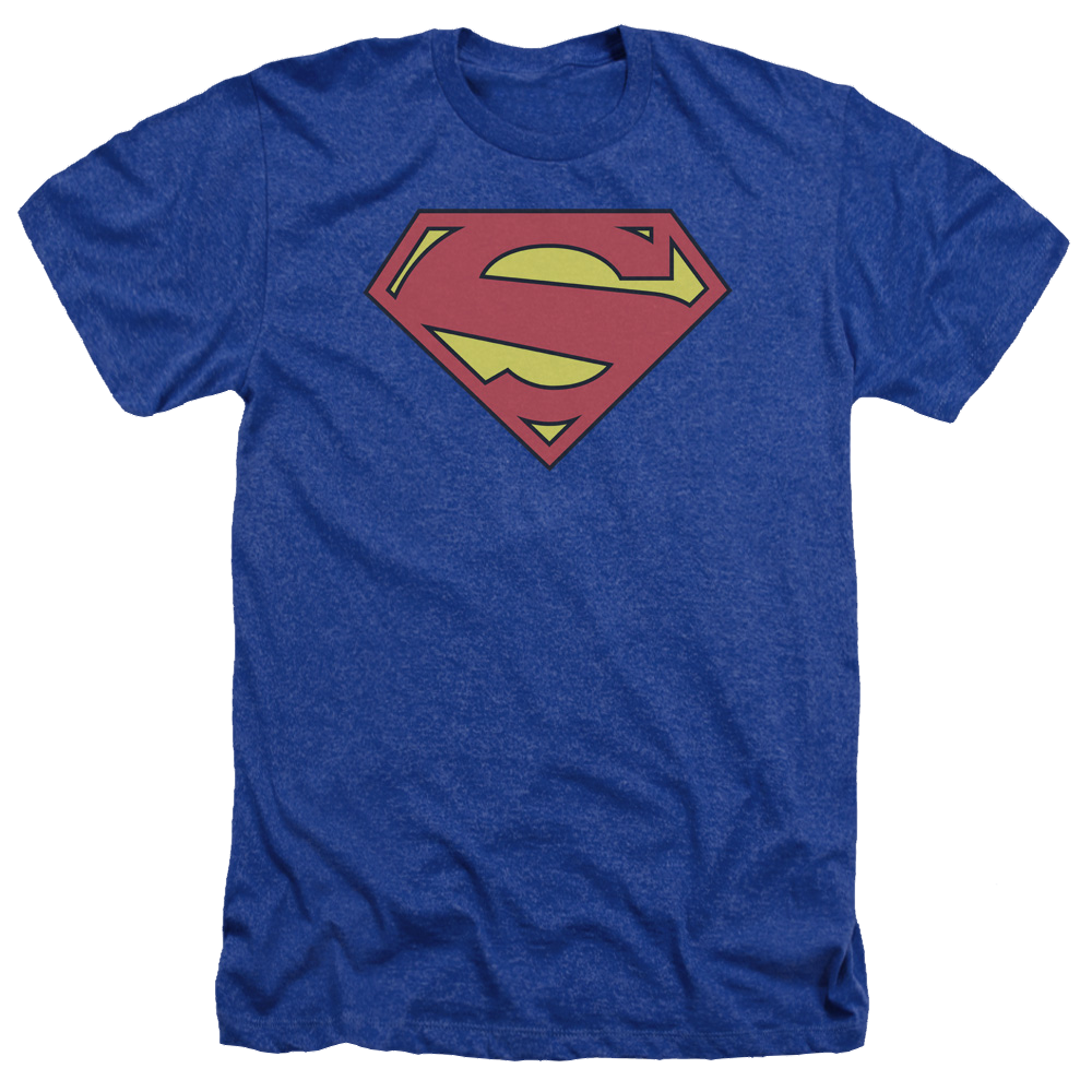 Superman New 52 Shield - Men's Heather T-Shirt Men's Heather T-Shirt Superman   