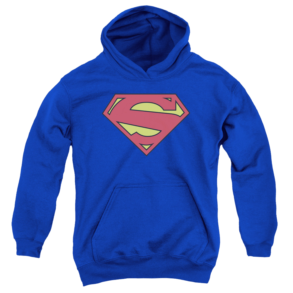 Superman New 52 Shield - Youth Hoodie Youth Hoodie (Ages 8-12) Superman   