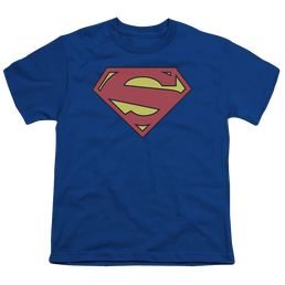 Superman New 52 Shield - Youth T-Shirt Youth T-Shirt (Ages 8-12) Superman   