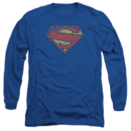 Superman New 52 Shield - Men's Long Sleeve T-Shirt Men's Long Sleeve T-Shirt Superman   