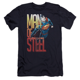 Superman Steel Flight - Men's Premium Slim Fit T-Shirt Men's Premium Slim Fit T-Shirt Superman   