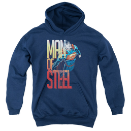 Superman Steel Flight - Youth Hoodie Youth Hoodie (Ages 8-12) Superman   