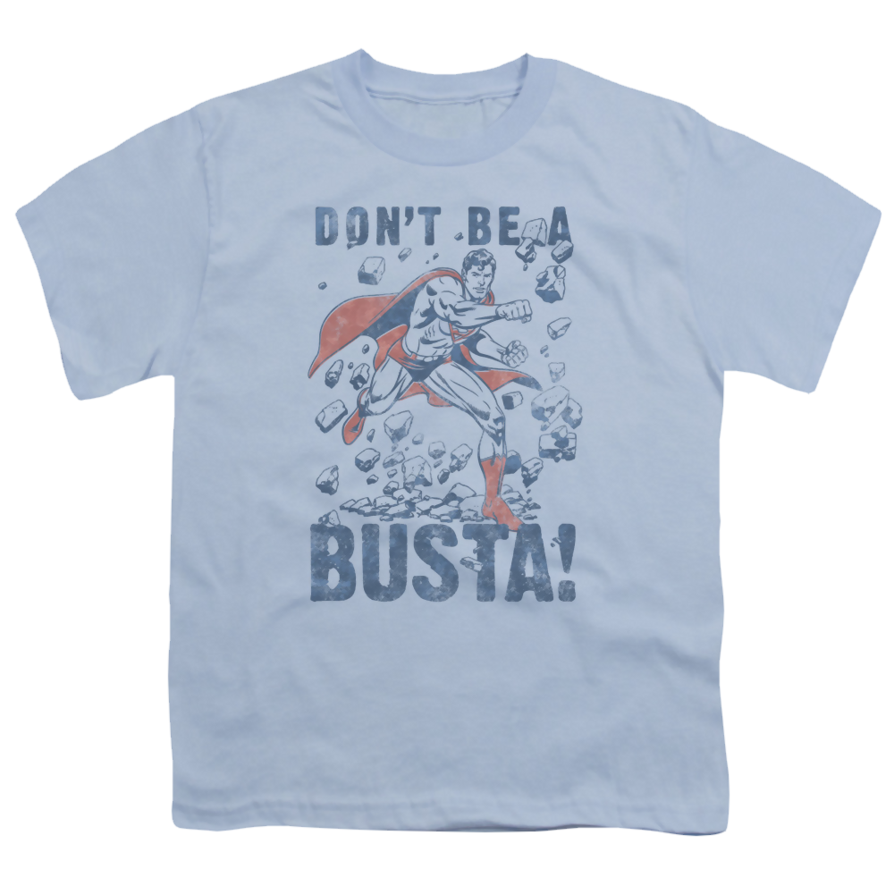 Superman Busta - Youth T-Shirt Youth T-Shirt (Ages 8-12) Superman   