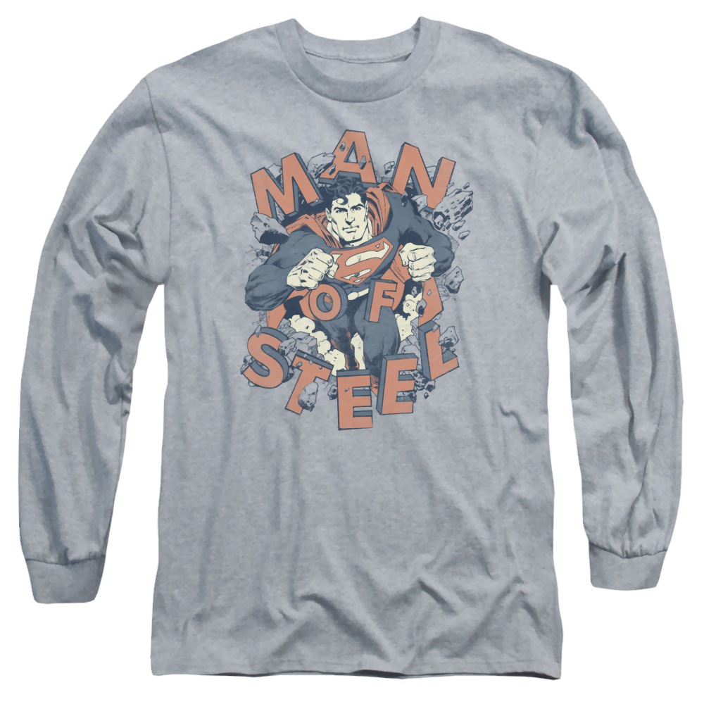 Superman Coming Through - Men's Long Sleeve T-Shirt Men's Long Sleeve T-Shirt Superman   