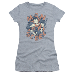 Superman Coming Through - Juniors T-Shirt Juniors T-Shirt Superman   