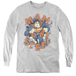 Superman Coming Through - Youth Long Sleeve T-Shirt Youth Long Sleeve T-Shirt Superman   