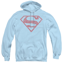 Superman Word Shield - Pullover Hoodie Pullover Hoodie Superman   