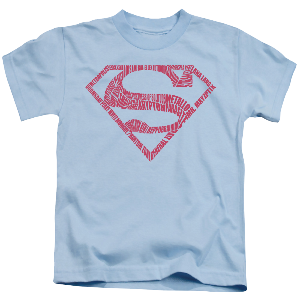 Superman Word Shield - Kid's T-Shirt Kid's T-Shirt (Ages 4-7) Superman   