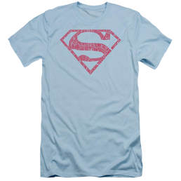 Superman  Word Shield Men's Slim Fit T-Shirt Men's Slim Fit T-Shirt Superman   