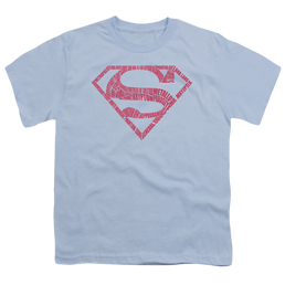 Superman Word Shield - Youth T-Shirt Youth T-Shirt (Ages 8-12) Superman   