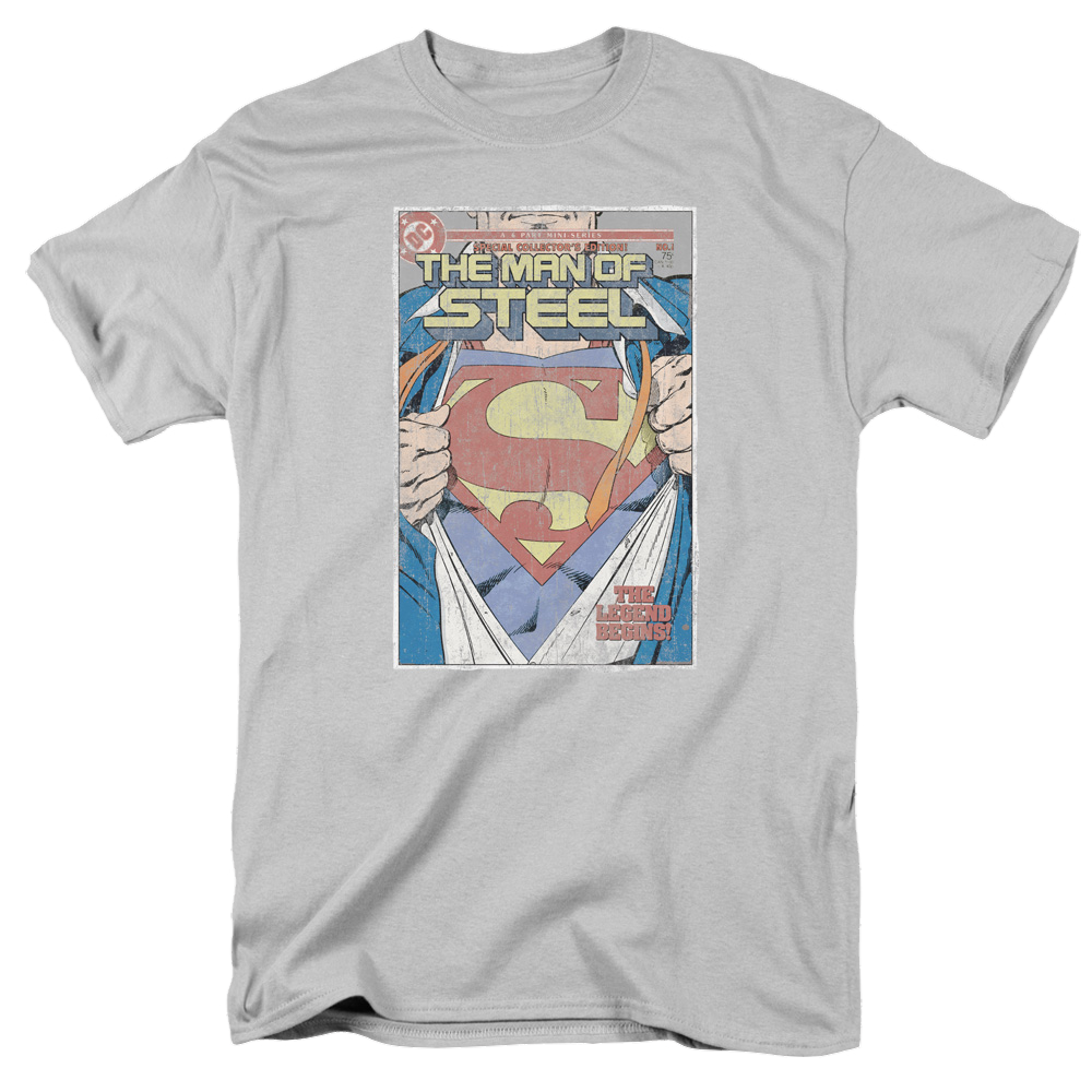 Superman Mos Cover - Men's Regular Fit T-Shirt Men's Regular Fit T-Shirt Superman   