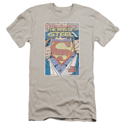 Superman Mos Cover - Men's Premium Slim Fit T-Shirt Men's Premium Slim Fit T-Shirt Superman   