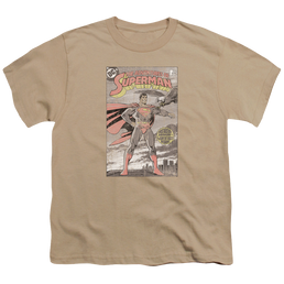 Superman Taos Cover - Youth T-Shirt Youth T-Shirt (Ages 8-12) Superman   