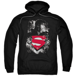 Superman Darkest Hour - Pullover Hoodie Pullover Hoodie Superman   
