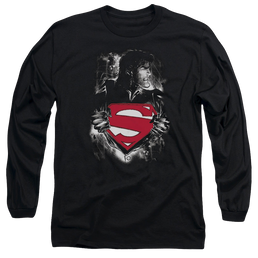 Superman Darkest Hour - Men's Long Sleeve T-Shirt Men's Long Sleeve T-Shirt Superman   