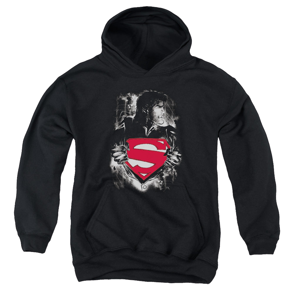 Superman Darkest Hour - Youth Hoodie Youth Hoodie (Ages 8-12) Superman   