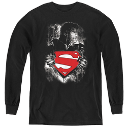 Superman Darkest Hour - Youth Long Sleeve T-Shirt Youth Long Sleeve T-Shirt Superman   