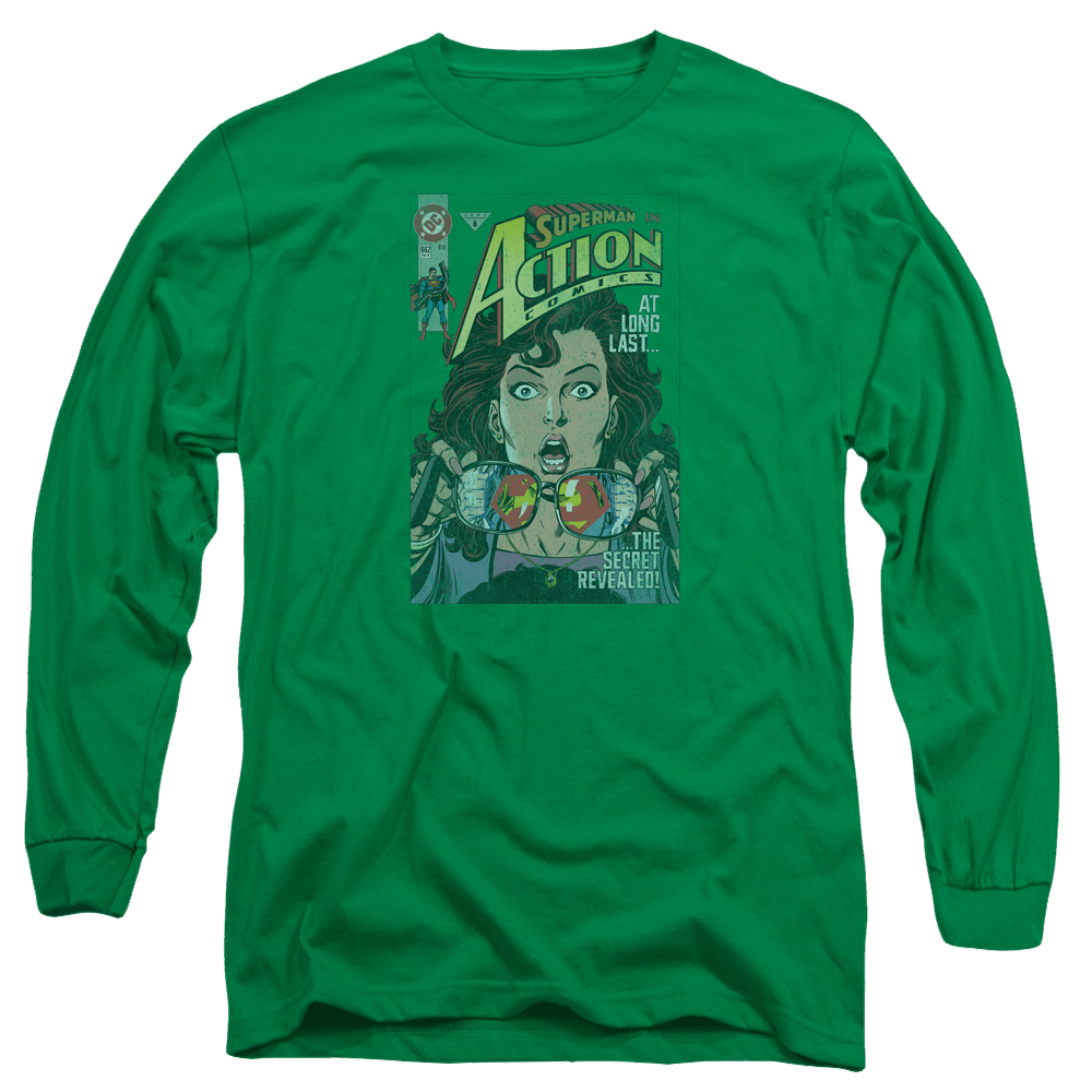 Superman Secret Revealed - Men's Long Sleeve T-Shirt Men's Long Sleeve T-Shirt Superman   