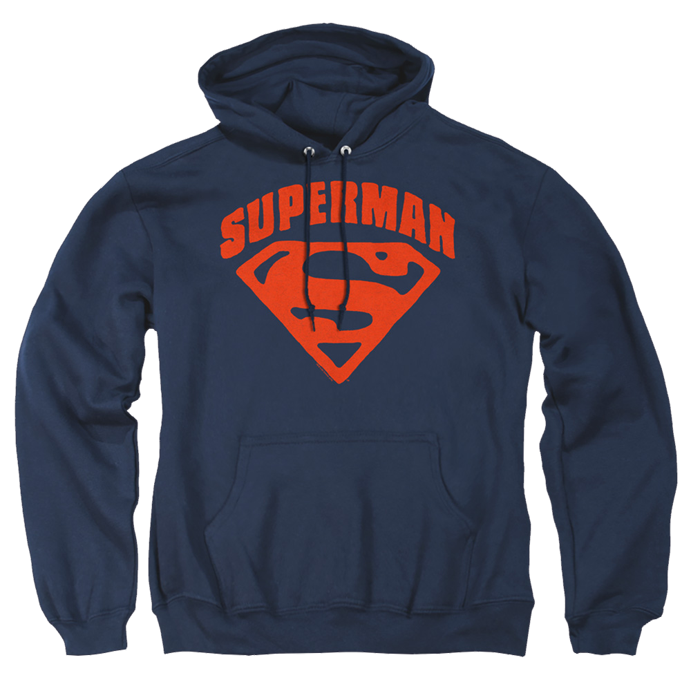 Superman Super Shield - Pullover Hoodie Pullover Hoodie Superman   
