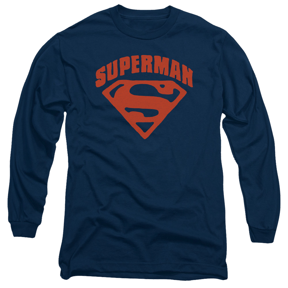 Superman Super Shield - Men's Long Sleeve T-Shirt Men's Long Sleeve T-Shirt Superman   