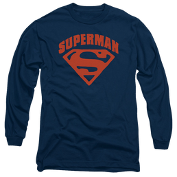 Superman Super Shield - Men's Long Sleeve T-Shirt Men's Long Sleeve T-Shirt Superman   
