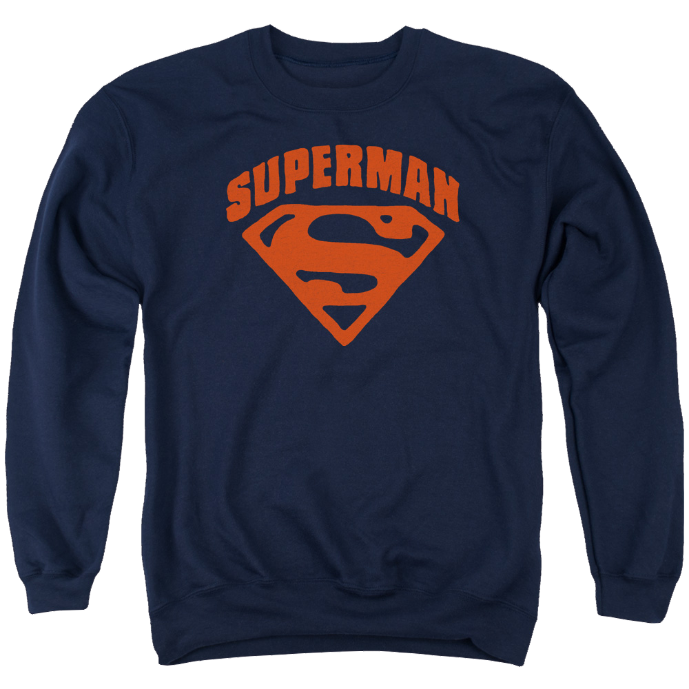 Superman Super Shield - Men's Crewneck Sweatshirt Men's Crewneck Sweatshirt Superman   