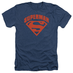 Superman Super Shield - Men's Heather T-Shirt Men's Heather T-Shirt Superman   